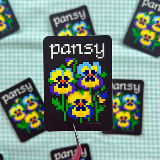 Pansy - Vinyl Sticker