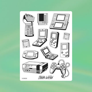 Game Things Sticker Sheet-Stash World