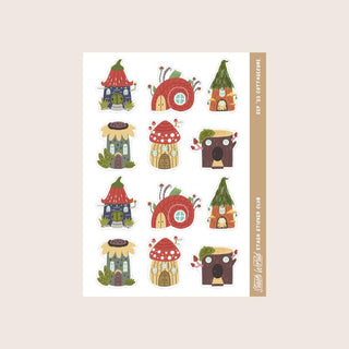 Gnome Homes Sticker Sheet - Stash Sticker Club-Stash World