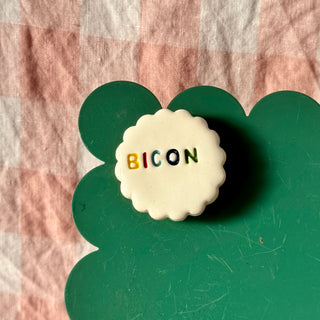 Bicon - Handmade Ceramic Magnet