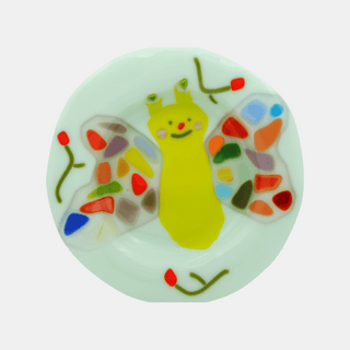 Butterfly Glass - Vinyl Sticker (designed by Lawn Bowls)