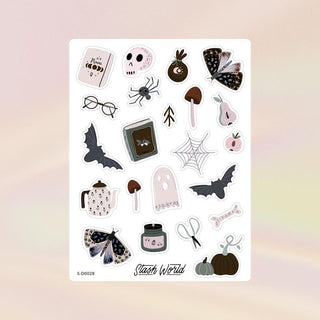 Lovely Haunting - Dark Mode Sticker Sheet-Stash World
