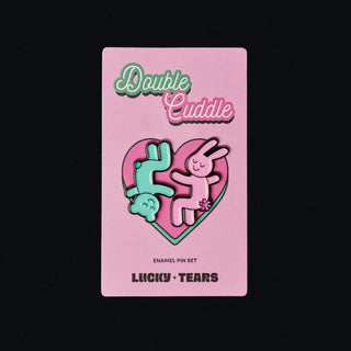 Double Cuddle - Enamel Pin Set