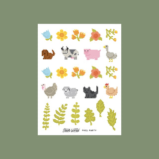 Pixel Party - Sticker Sheet