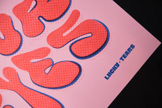 Don't Dry Your Eyes - Risograph A3 Print