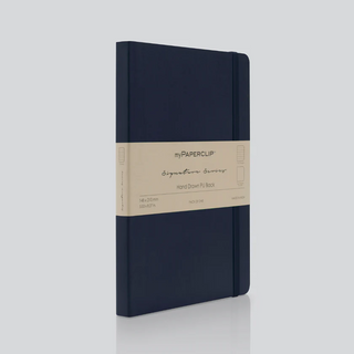 A5 Journal (Signature Series) - Vegan Leather Cover - Ruled, Square Grid or Blank