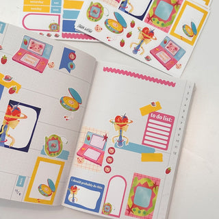Stash World '98 - Journal Sticker Kit