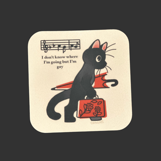 Gay Cat - Vinyl Sticker