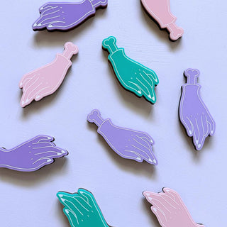 Lucky Hands - Small Acrylic Magnet (Lucky Dip)