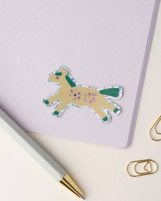 Prancing Pony - Vinyl Sticker (Glitter)