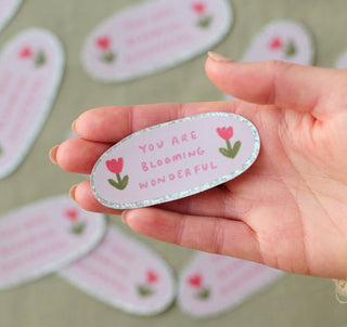 Blooming Wonderful - Vinyl Sticker (Holographic)