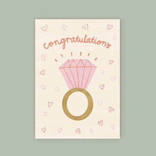 Wedding / Engagement Congratulations - Greeting Card