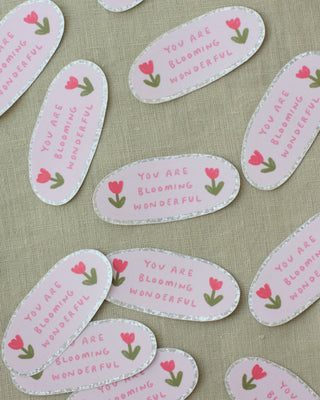 Blooming Wonderful - Vinyl Sticker (Holographic)