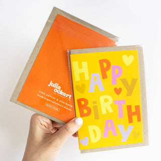 Funky Happy Birthday - Greeting Card
