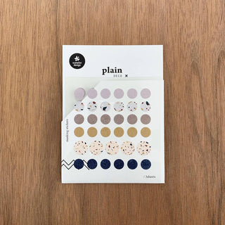 Plain.32: Speckled Dots - Sticker Sheet (3 Pack)