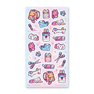 Cutie Stationery - Sticker Sheet