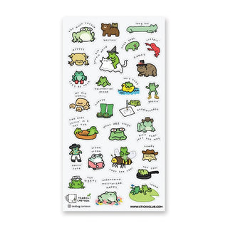 What ARE Frogs? Part 2 - Sticker Sheet