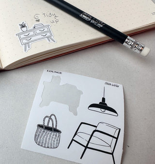 Lounge - Mini Sticker Sheet-Stash World