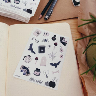 Lovely Haunting - Dark Mode Sticker Sheet-Stash World