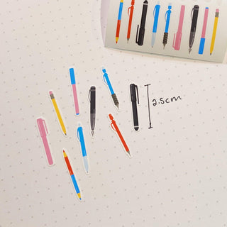 Pens Sticker Sheet - Mini Sticker Sheet-Stash World