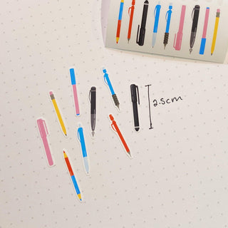 Pens Sticker Sheet - Mini Sticker Sheet-Stash World