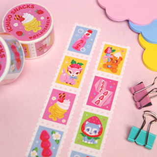 Ichigo Snacks - Stamp Washi Tape