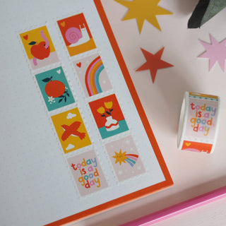 Cute Vibrant Postage - Washi Tape