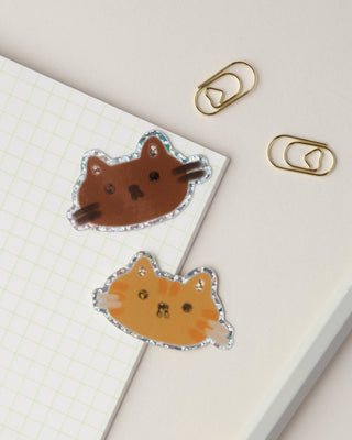 Ginger Cat - Vinyl Sticker (Holographic)