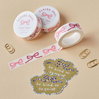 Pink Bows Washi Tape