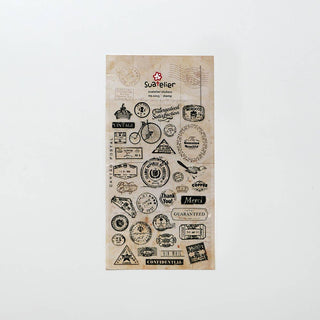 1013: Stamp s- Clear Sticker Sheet-Sticker Sheets-Stash World
