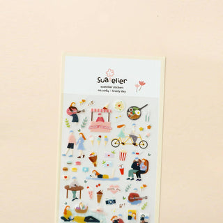 1064: Lovely Day - Sticker Sheet-Sticker Sheets-Stash World