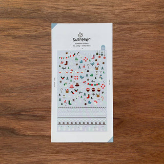 1069: Winter Love - Sticker Sheet (Nail Stickers)-Sticker Sheets-Stash World