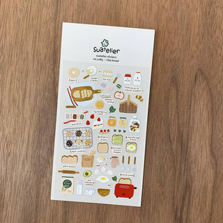 1083: I Like Bread - Sticker Sheet-Sticker Sheets-Stash World