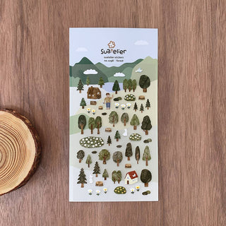 1098: Forest - Sticker Sheet-Sticker Sheets-Stash World
