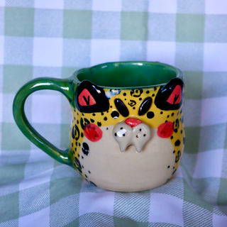 Leopard Green Mug - Ceramic Mug