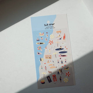 1111: Swim Swim - Sticker Sheet-Sticker Sheets-Stash World