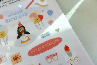 1114: Congratulations - Sticker Sheet-Sticker Sheets-Stash World