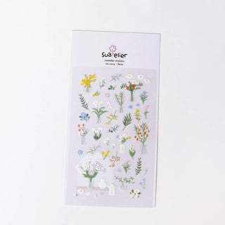 1124: Fleur - Sticker Sheet-Sticker Sheets-Stash World