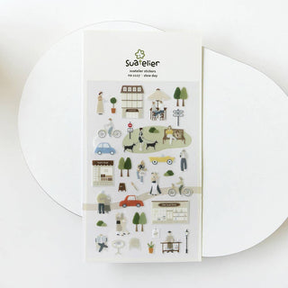 1127: Slow Day - Sticker Sheet-Sticker Sheets-Stash World