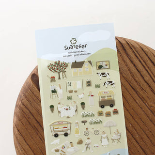 1128: Good Afternoon - Sticker Sheet-Sticker Sheets-Stash World