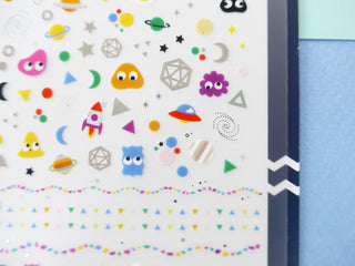 1068: Jelly Monster - Sticker Sheet (Nail Stickers)