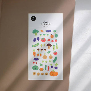 1153: Hehe Fruit and Vegetables - Sticker Sheet-Sticker Sheets-Stash World