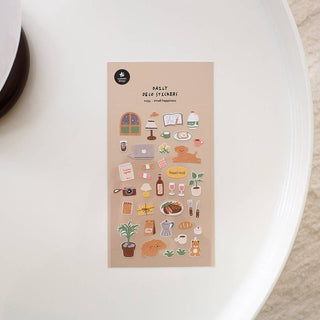 1154: Small Happiness - Sticker Sheet-Sticker Sheets-Stash World