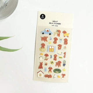 1160: Puppy - Sticker Sheet-Sticker Sheets-Stash World