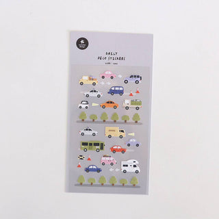 1166: Cars - Sticker Sheet-Sticker Sheets-Stash World