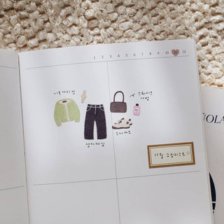 1178: Dailylook - Sticker Sheet-Sticker Sheets-Stash World
