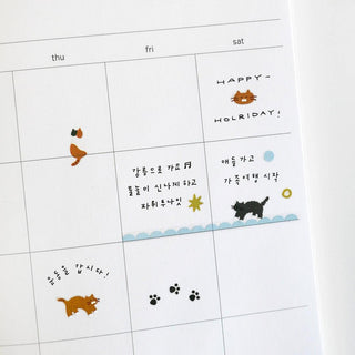 1185: Deco Cats - Sticker Sheet (Nail Stickers)-Sticker Sheets-Stash World