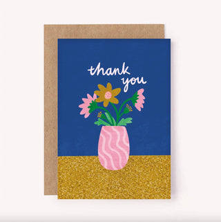 Thank You Vase - Greeting Card
