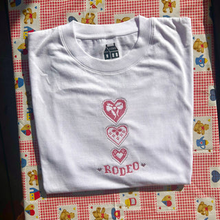 Triple Hearts - Embroidered Shirt