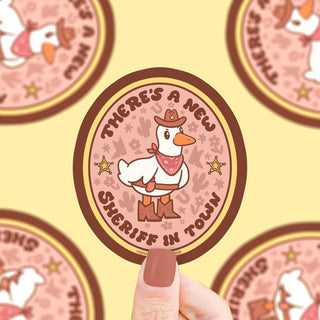 New Sheriff In Town - Vinyl Sticker